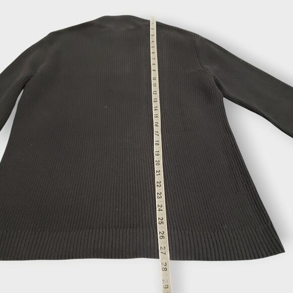 Toad&co Mens Emmett 1/4 Zip Pullover Sweater Black Organic Cotton Sz Small - Picture 12 of 12